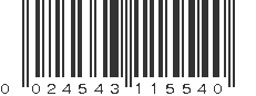 UPC 024543115540