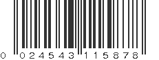 UPC 024543115878