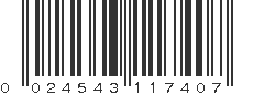 UPC 024543117407