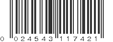 UPC 024543117421