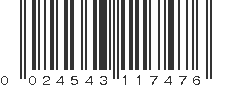 UPC 024543117476