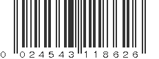 UPC 024543118626