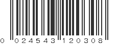 UPC 024543120308