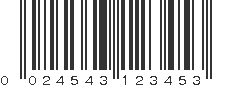 UPC 024543123453