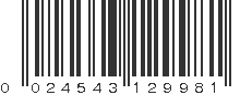 UPC 024543129981