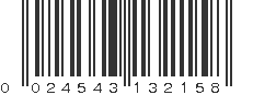 UPC 024543132158