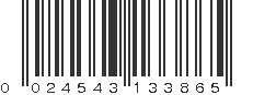 UPC 024543133865