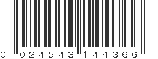 UPC 024543144366