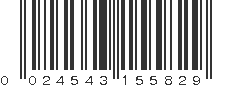 UPC 024543155829