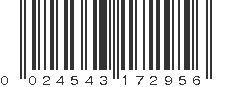 UPC 024543172956