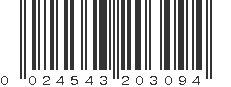 UPC 024543203094