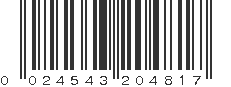 UPC 024543204817