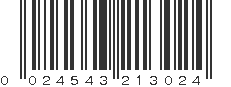 UPC 024543213024