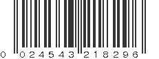 UPC 024543218296