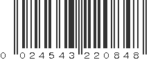 UPC 024543220848