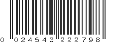 UPC 024543222798