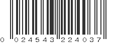 UPC 024543224037