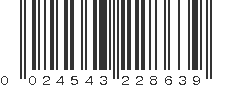 UPC 024543228639