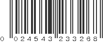 UPC 024543233268