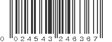 UPC 024543246367