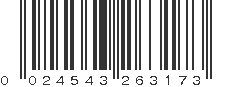 UPC 024543263173