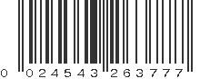 UPC 024543263777