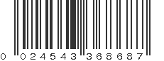 UPC 024543368687