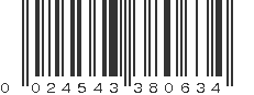 UPC 024543380634