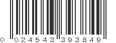 UPC 024543393849