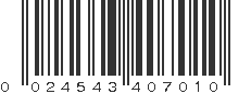 UPC 024543407010