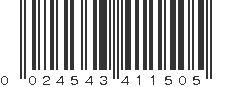 UPC 024543411505