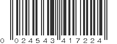 UPC 024543417224