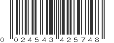 UPC 024543425748