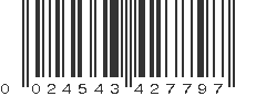 UPC 024543427797