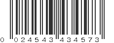 UPC 024543434573