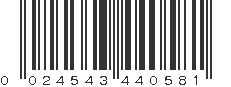 UPC 024543440581