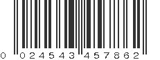 UPC 024543457862