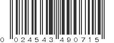 UPC 024543490715