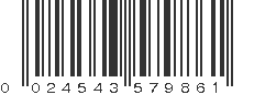 UPC 024543579861