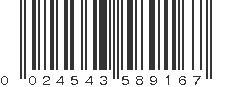 UPC 024543589167