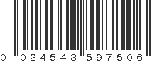 UPC 024543597506