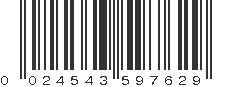 UPC 024543597629