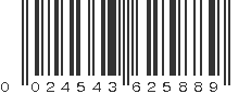 UPC 024543625889