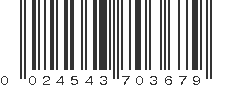 UPC 024543703679