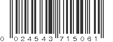 UPC 024543715061