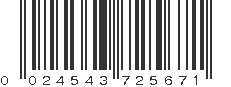 UPC 024543725671