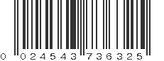 UPC 024543736325