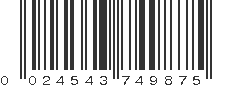 UPC 024543749875