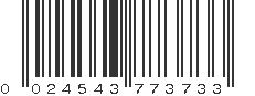 UPC 024543773733