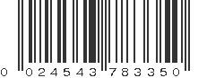 UPC 024543783350